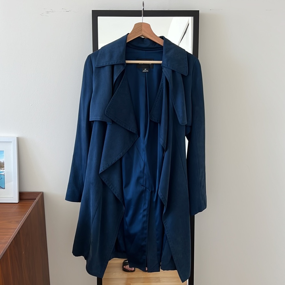 LAST CALL 📣 - Club Monaco Wrap Trench Coat - Navy